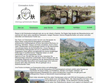 Tablet Screenshot of extremadura-active.com